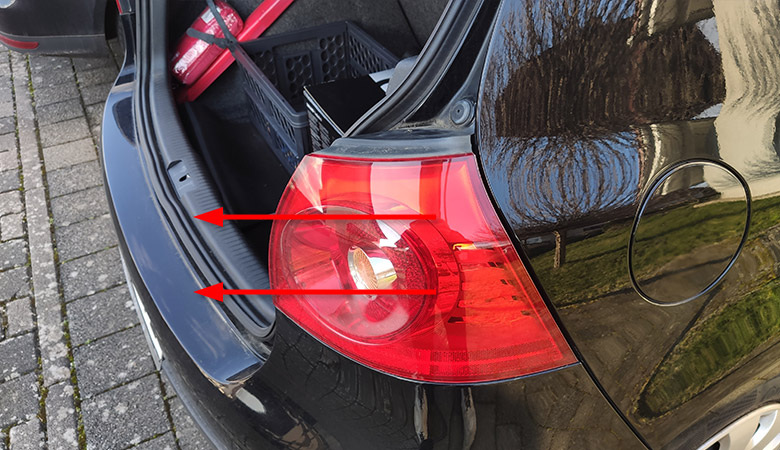 Rücklicht Birne / Lampe wechseln Anleitung – VW Golf 5